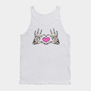 skeleton valentine, hand love Tank Top